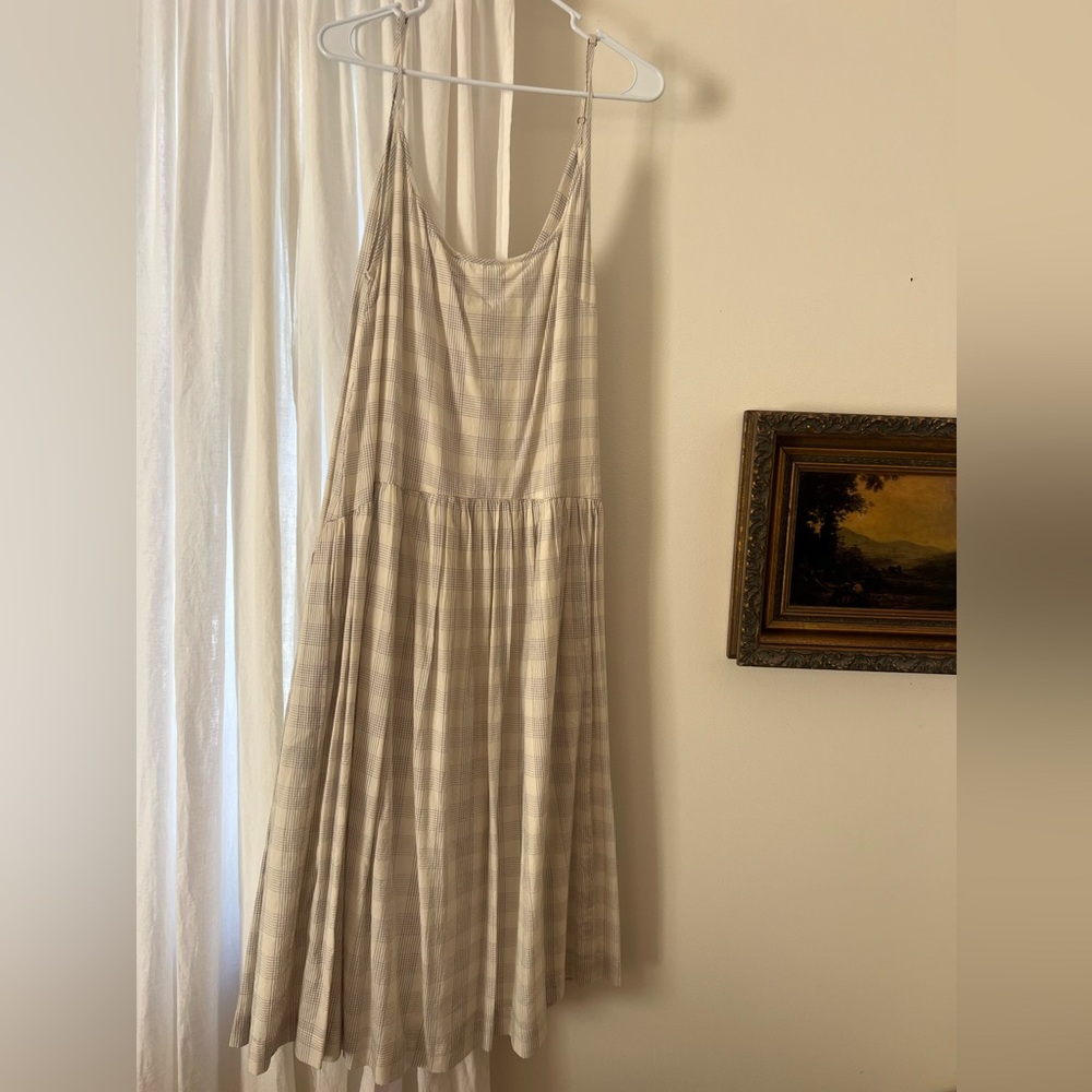 Laude the Label portrait dress in Rivera plaid size M